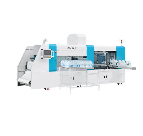 How the Fully Auto Empty Bottle Packing Machine Works ！