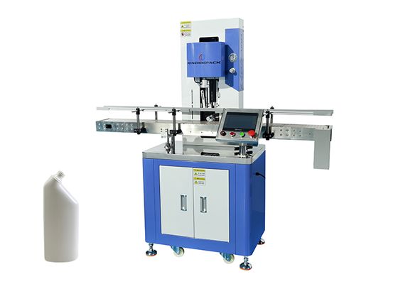 PLC Precise Control High Speed Bottle Leak Tester For Irregular Empty Plastic Bottle