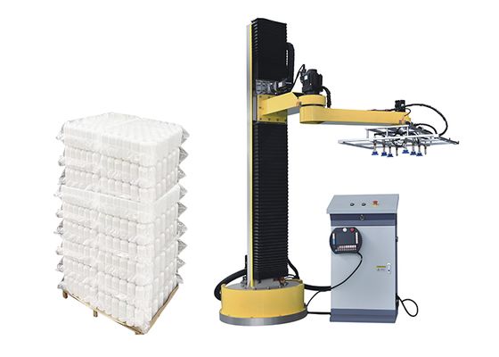 Automatic Bagged Plastic Bottle Palletizer Equipment For 2.5 Meter High Stacking