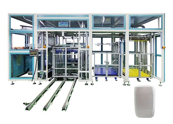 Good price Fully Auto Empty Bottle Palletizer Machine 220V For Stacking Chemical Drum online