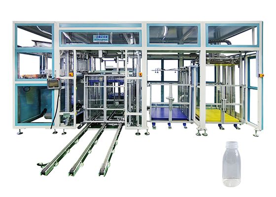 Good price Precision Engineered Full Auto Empty Bottle Palletizer Machine For PP Bottles online