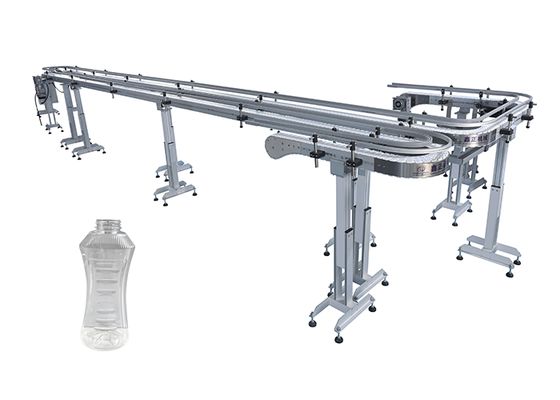 Good price Stainless Steel Finished Goods Flexible Chain Conveyor Machine For Plastic Bottles online