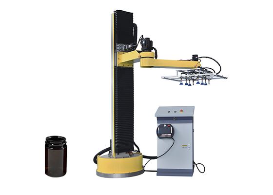 Good price Rotary Two Station Bagged Bottle Palletizer Fully Automatic For Packaging Lines online