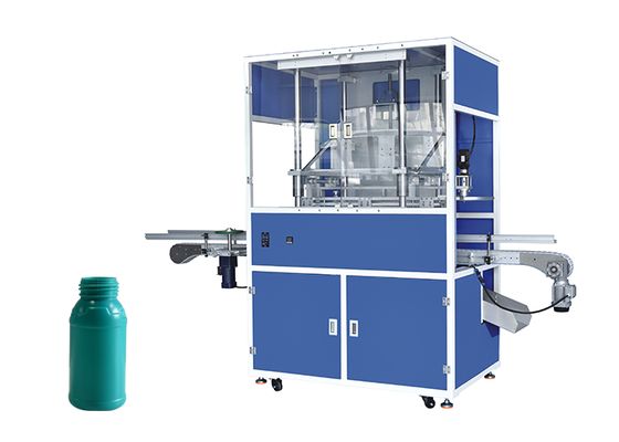 Good price Linear Type Plastic Bottle Neck Cutting Trimming Deflashing Machine With PU Conveyor Belt online