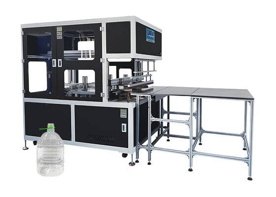 Good price Touch Screen Plastic Empty Bottle Packaging Machine Semi Auto For Square Bottle online