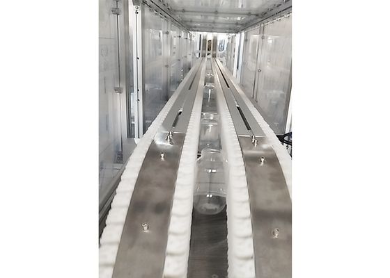 Good price 220V Flexible Chain Conveyor With Cammping Mechanism For Empty Plastic Bottles online