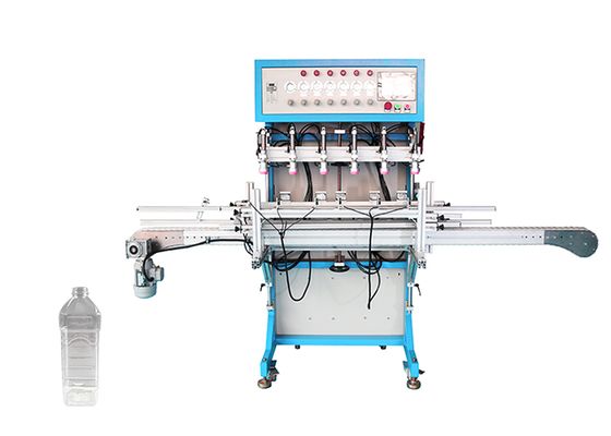 Good price Sextuple Heads Linear Bottle Leak Tester Empty Bottle Leak Testing Machine 4500bph online