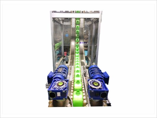 Good price Clamping And Lifting Chain Flexible Conveyor For Empty Plastic Bottles 16.48m/min online