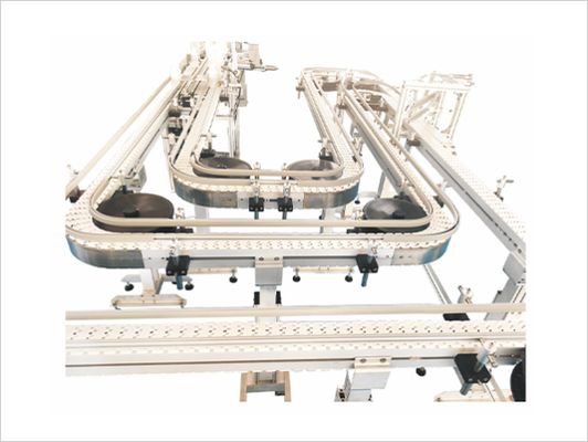 Good price Plastic Bottle Chain Conveyor With 105mm Width Flexible Transmission Design online
