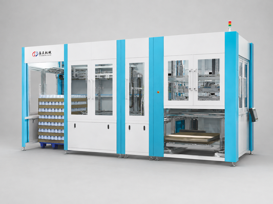 Good price Automatic Paper Tray Stacking Machine High Speed Servo And Vacuum Conveying online